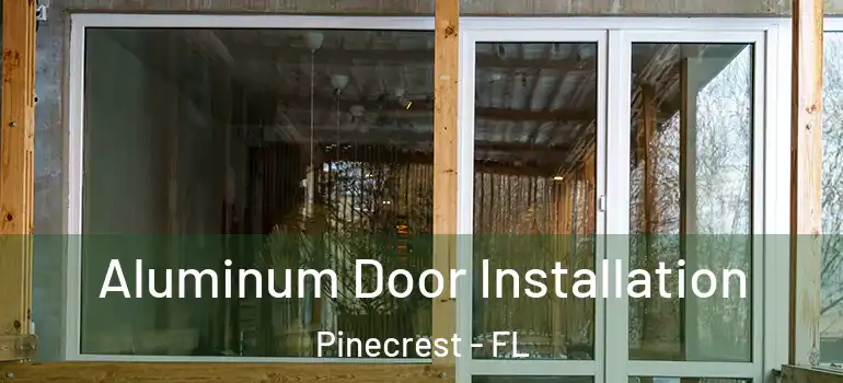  Aluminum Door Installation Pinecrest - FL