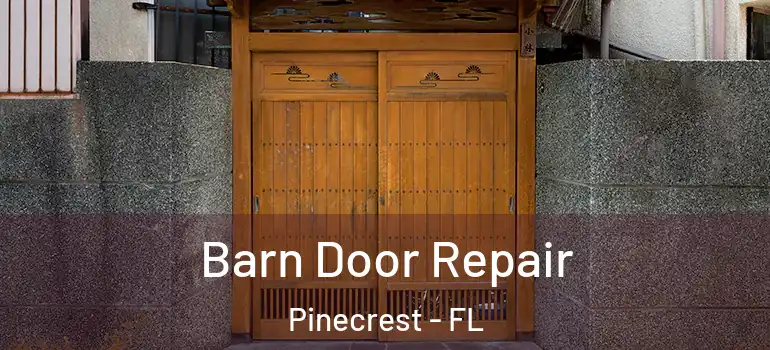  Barn Door Repair Pinecrest - FL