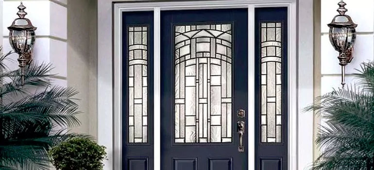 Stained Glass Door Panels in Pinecrest, FL