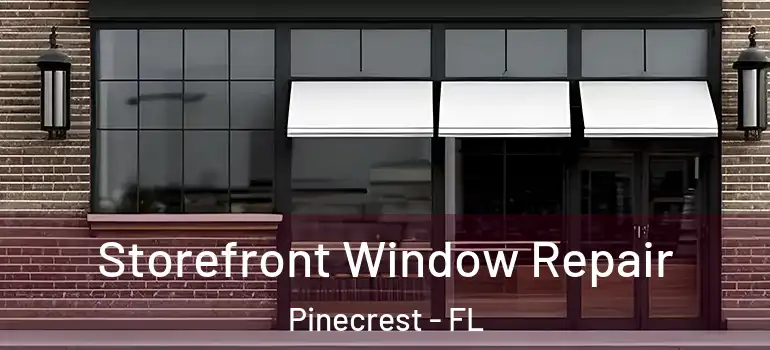  Storefront Window Repair Pinecrest - FL