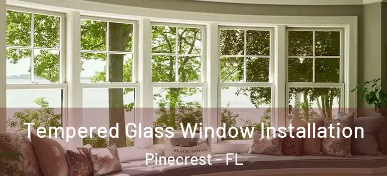  Tempered Glass Window Installation Pinecrest - FL