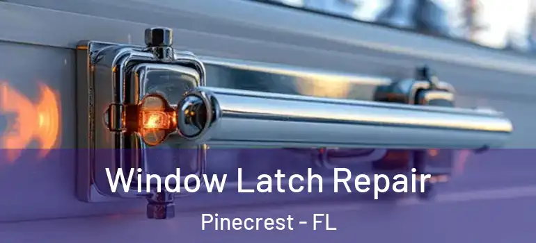  Window Latch Repair Pinecrest - FL
