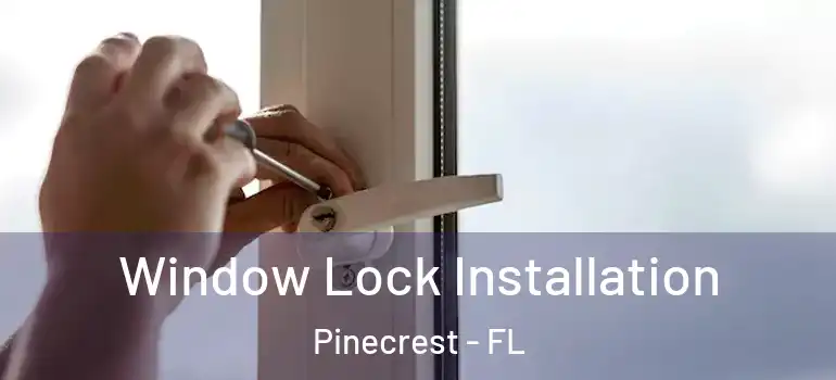  Window Lock Installation Pinecrest - FL