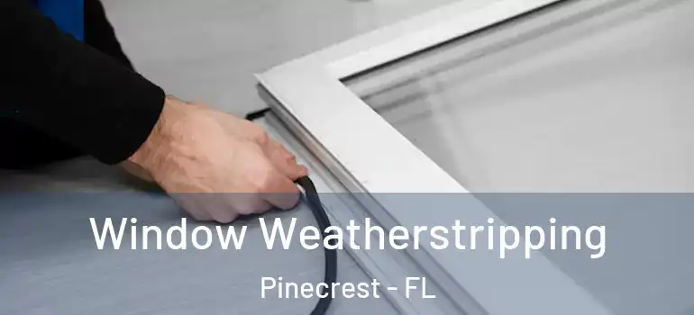  Window Weatherstripping Pinecrest - FL